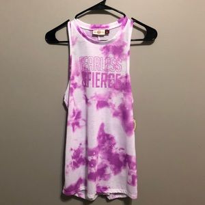 SO Brand Fearless and Fierce Workout Tank Too